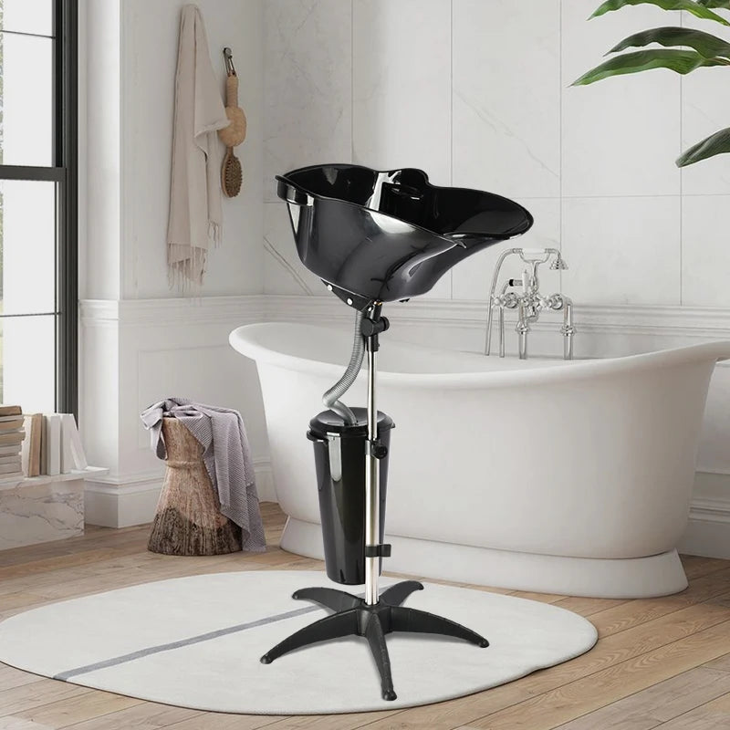 High Quality Hairdressing Accessories Furniture Plastic Portable Hair Washing Basin Sink Use for Beauty Salon Barbershop