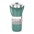 Custom Double Wall Stainless Steel Tumbler Travel Coffee with Lid with Silicone Handle