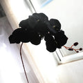 Hot Sale  8 Heads Black Orchid Long Stem Artificial Orchid Flower  Wedding Decoration Flower Orchid Artificial