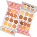 Wholesale Vegan Bronzer Highlighter Pressed Powder Private Label Cosmetics Makeup Contour Palette