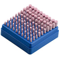 100pcs/Set 1/8" Shank Abrasive Mounted Stone Grinding Wheel Head Rotary Tool Kit