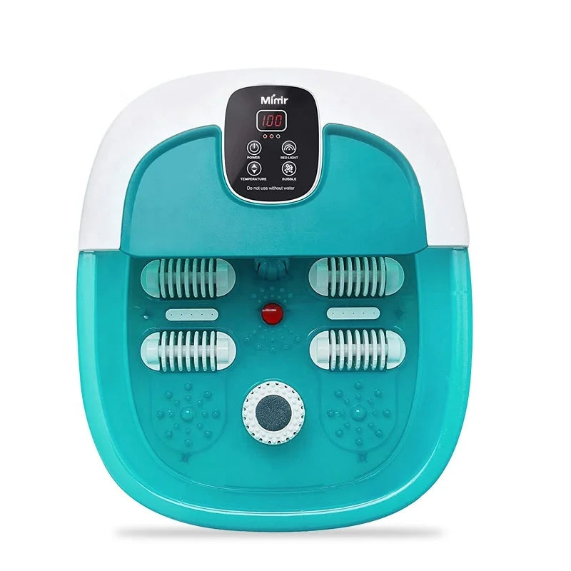 Mimir MM-20A-5 500W 3-in-1 ABS Plastic Healthy Pedicure Foot Spa with Bubbles Heat Red Lights & 35-48 Temperature Control