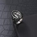 Wholesale Men's Stainless Steel Ring Punk Biker Nautical Lighthouse Jewelry Ring