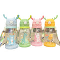 600ml Portable Reusable Clear Plastic Water Bottle for Kids Custom Logo Nice Cute Design for Hot Drink Direct Drinking