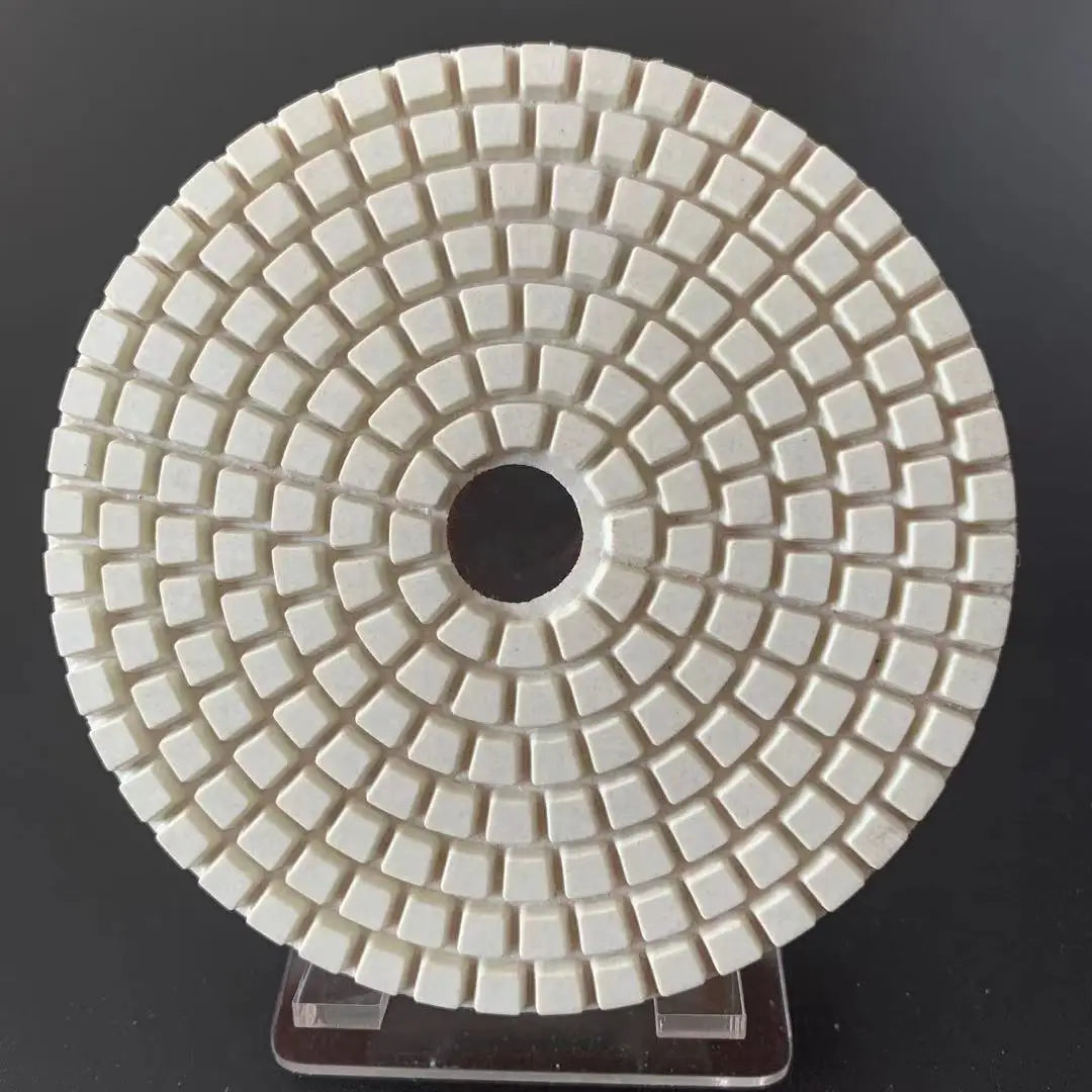 Resin Bonded 7 Steps Flexible Hand Wet Dry Grinding Diamond Polishing Pad for Stone Marble Quartz Stone