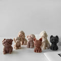 Angry Puppy Candle Silicone Mold DIY Handmade Gum Drops Animal Angry Puppy Plaster Mould