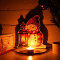 Wholesale Candle Holder Christmas Tree Snowman Gnome Xmas Tree Santa Claus Table Candle Decoration