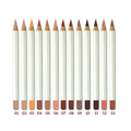 26 Colors Waterproof Lip Liner Pencil Non-marking Matt Velvet Lipstick Pen Professional Long Lasting Lip Liner Set MSDS