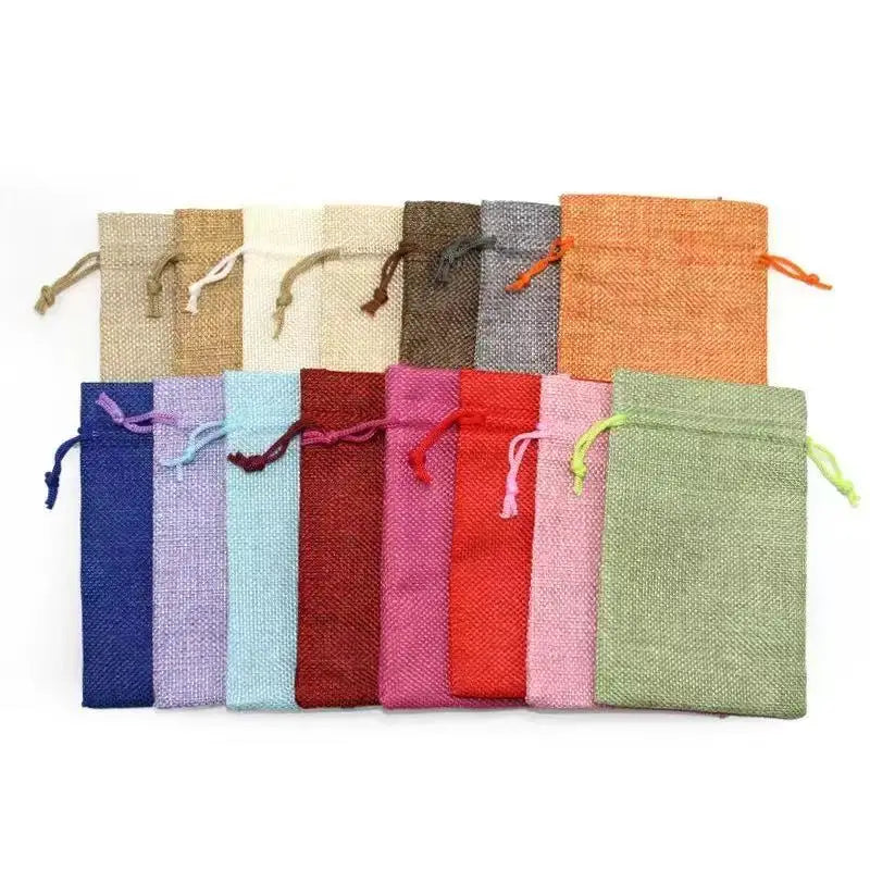 MU Fully Sack Bag Drawstring Closure Storage Bag Collecting Cultural Items Jewelry Accessories Custom Logo Sack Bag