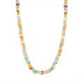 Hot Fashion Trend Beads Necklace Stainless Steel 18K Gold Plated Metallic Jewelry Necklaces for Women