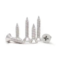 Stainless Steel Self-Tapping Wood Screws M3 M5 M8 M6 M2 Threads Countersunk Head Cross Recessed Binding Type Inch Metric