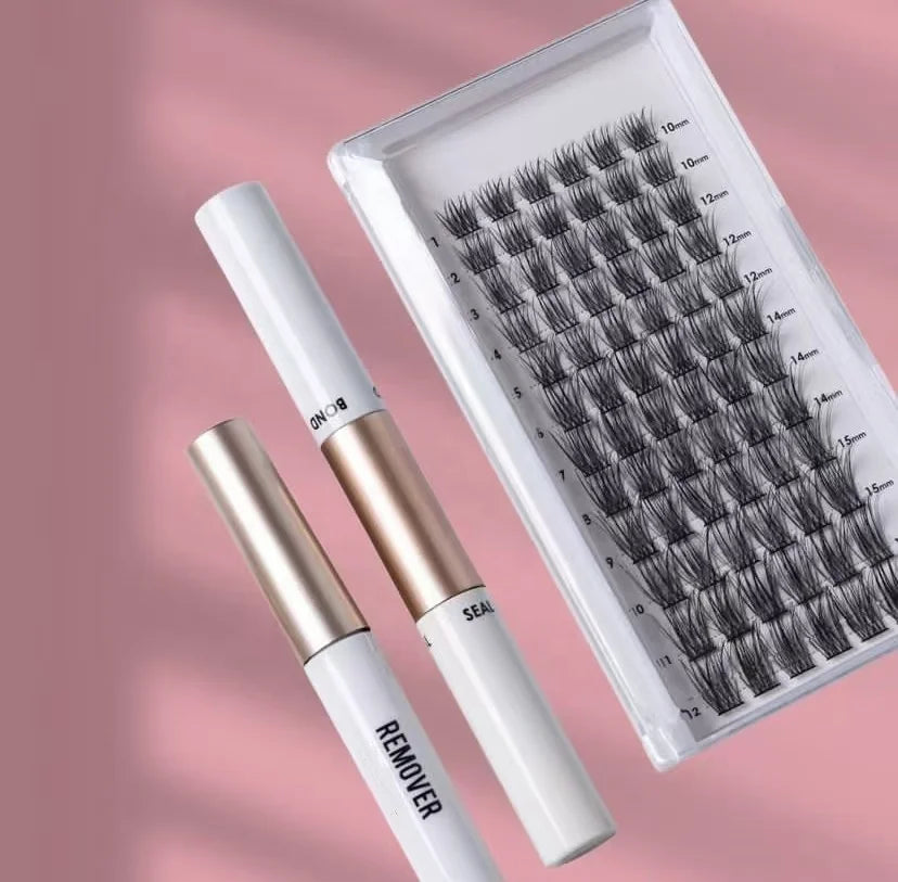 Customized Handmade Bottom Eyelashes Diy Lash Cluster Kit Natural Cluster Lashes Individual Wholesale Lash Clusters