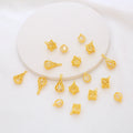 Square Flower Water Bottle Pendant Designer Premium Necklace Charms Gold Plating Brass Zircon Hollow Out Pendants