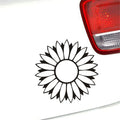 Sun Flower Car Sticker Vinyl Decal Car Truck Bumper Window Laptop Sticker Decor Gift Die Cut Decals Laptop Window Glass