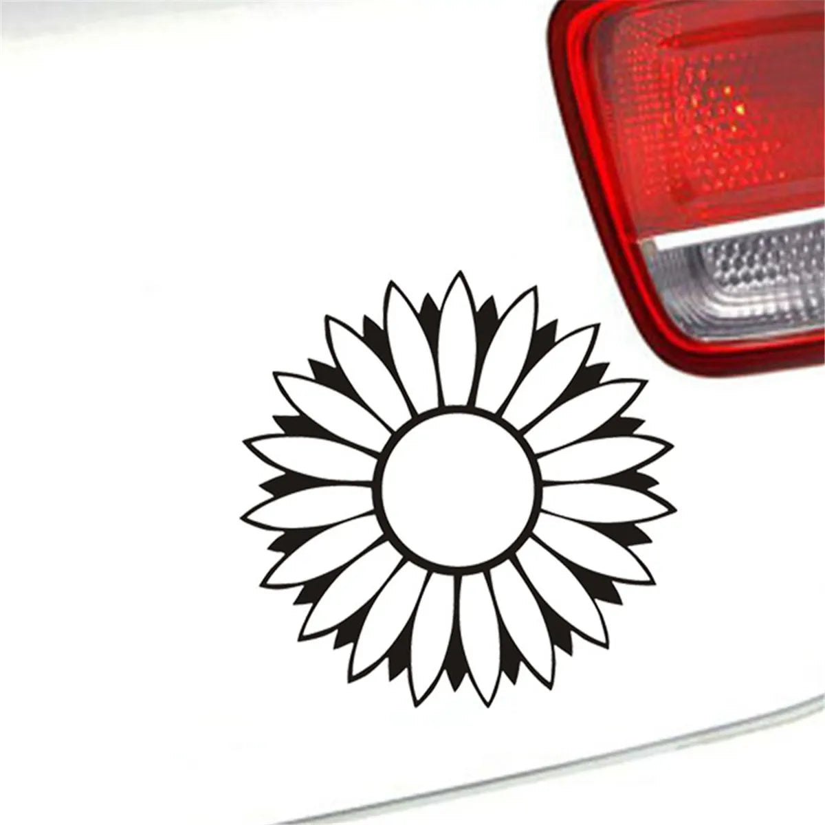 Sun Flower Car Sticker Vinyl Decal Car Truck Bumper Window Laptop Sticker Decor Gift Die Cut Decals Laptop Window Glass