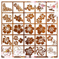 Hibiscus Flower Stencil 6inch Tropical Flower Drawing Templates for Wood Wall Porch Home Decor
