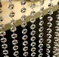 Ceil85  Wholesale Crystal Bead Curtain for Chandelier Lamp Home Crystal Beads Wedding Party Decoration