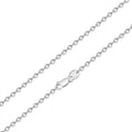 Superior Quality Versatile Classic Designs 25 Link Chain Link Sterling Silver Jewelry Rhodium Plated Basic for Pendant Necklace