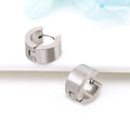 European and American Personality Stainless Steel Ear Clip Titanium Steel Ear Buckler Men's Ins Earrings