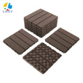 LHDT Interlocking PP Decking Floor Tile For Balcony - Durable Non-slip Floor Tiles for Sports Courts