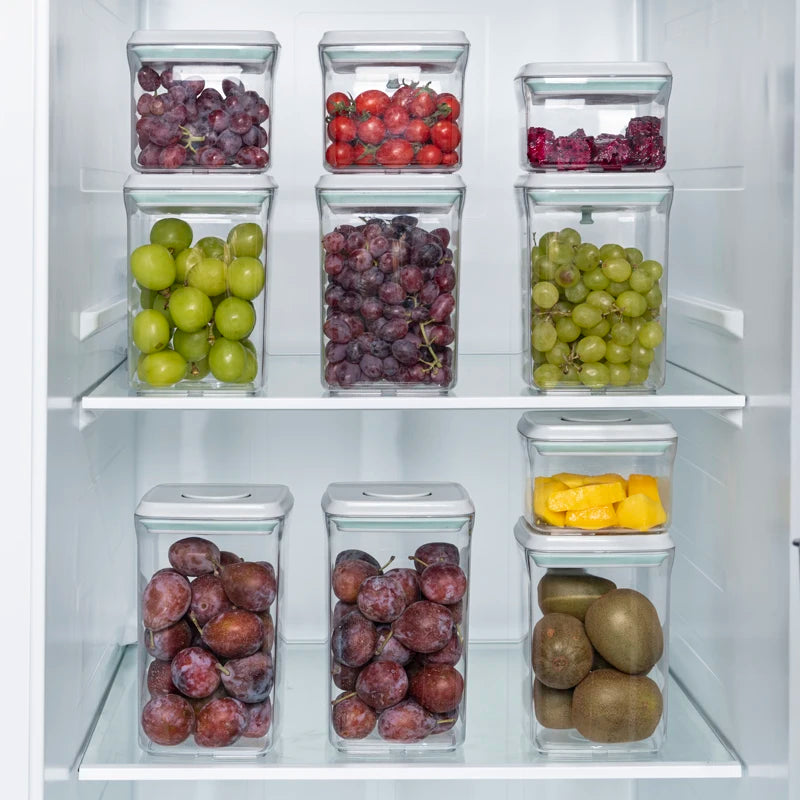 LFGB Approved Kitchen Storage Organizer Various Styles Plastic Food Storage Container Food Grade BPA Free Storage Boxes & Bins