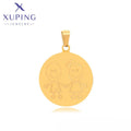 A00901765 XUPING JEWELRY 24K Gold Color Luxury Stainless Steel Fine Gold Religion Series Neutral Pendant