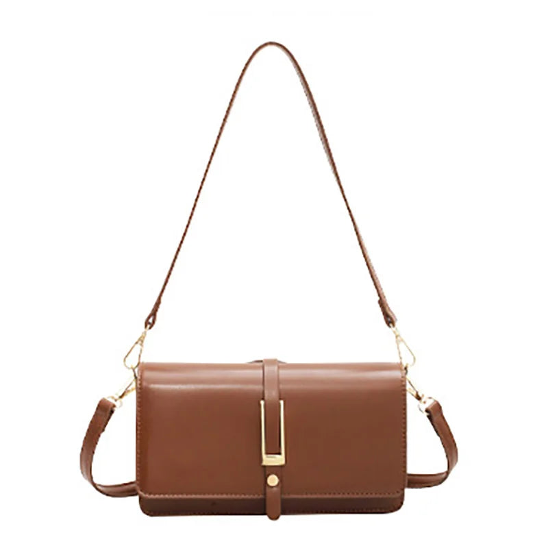 Casual Design  Retro Texture Small Bag 2024 New Fashion Small square Bag Simple Sense Single Shoulder Cross-body Bag