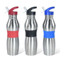 Sports Road Mountain Bottle Wholesale in Bulk 650ml Stainless Steel Water Bottle Single Wall Biking Flask Bottle with Sippy Lid