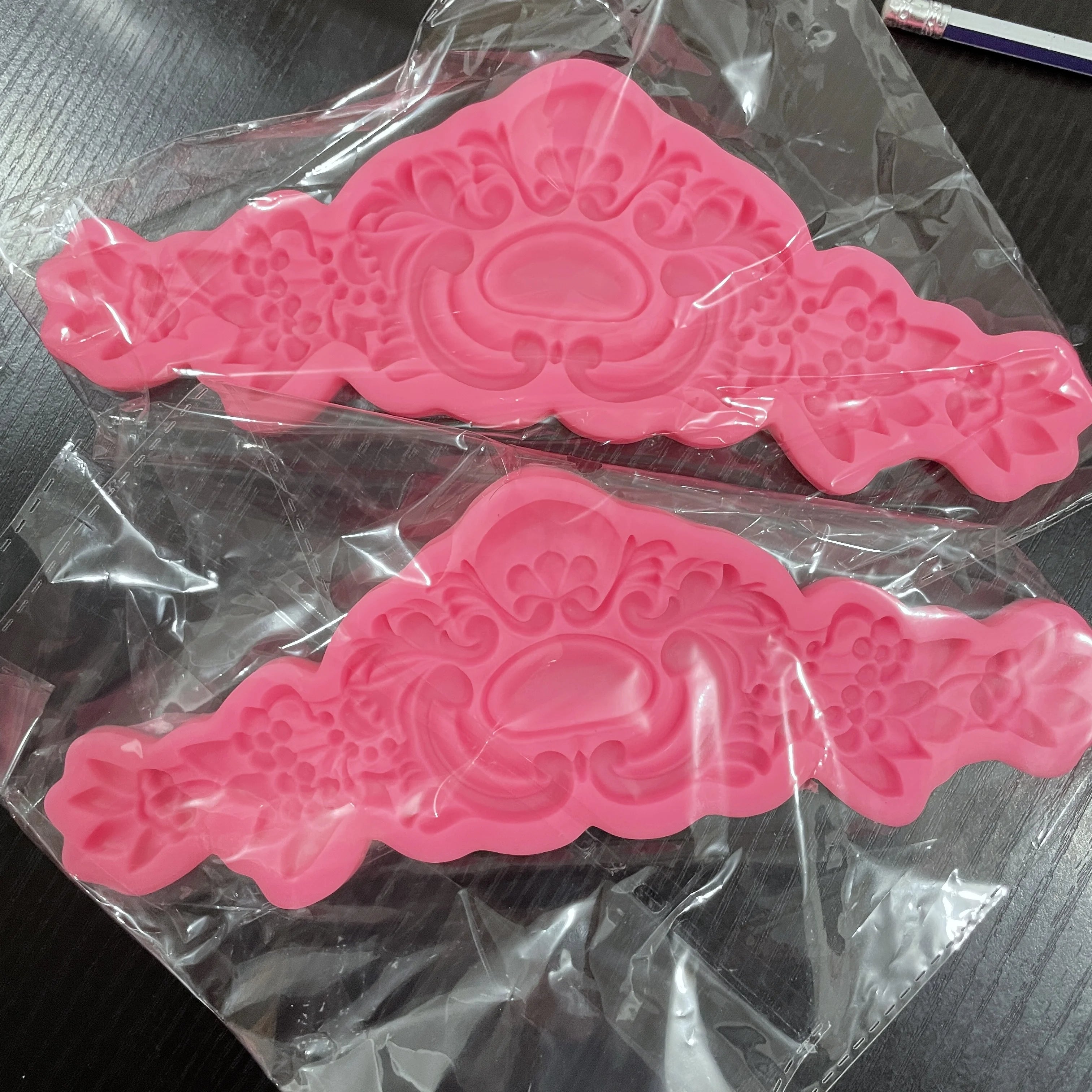 European Relief Pattern Silicone Mold DIY Cake Decorating Baking Molds