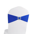 Reador Wholesale Stretch Chair Sashes Bows Chair Bands with Buckle for Wedding Hotel Banquet Birthday Party Decorations