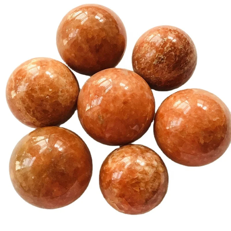 Natural Stone Sunstone Spheres /whole Sale Crystals Sunstone Ball Gemstone Ball