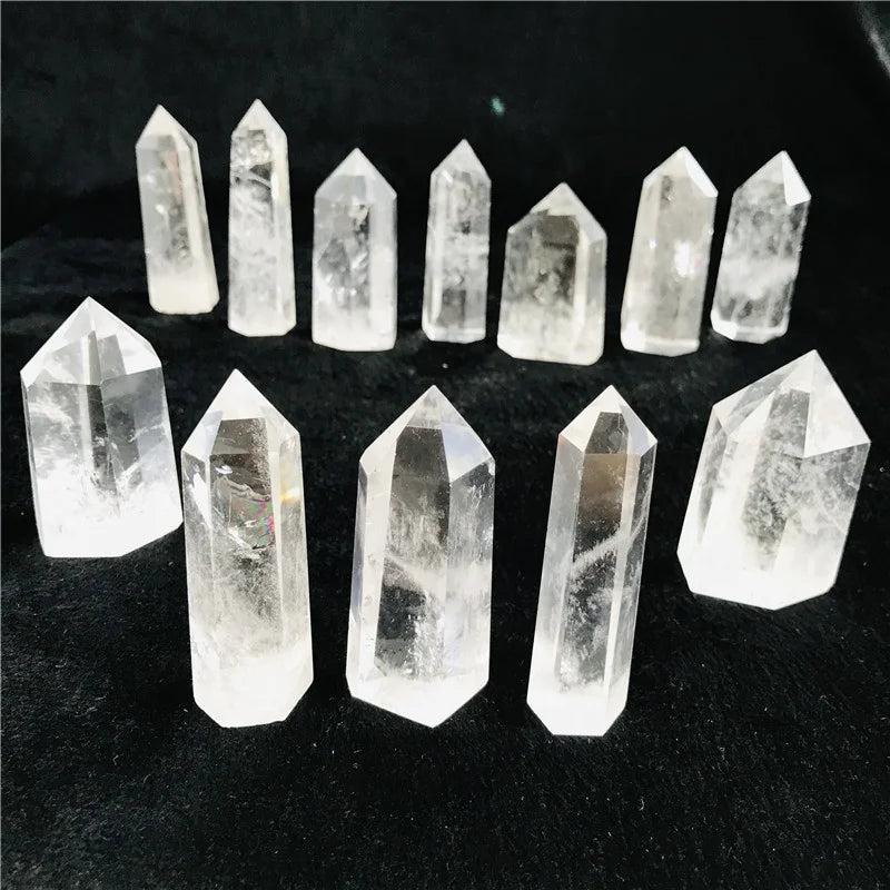 Wholesale Natural Healing Crystal Gemstone clear Quartz Wands Towers Crystal Point for Decoration