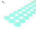 2- Die Cutting Green Kaptons Polyester PET Film With Silicone Glue Powder Coating Masking Self Adhesive Tape Dot Disc