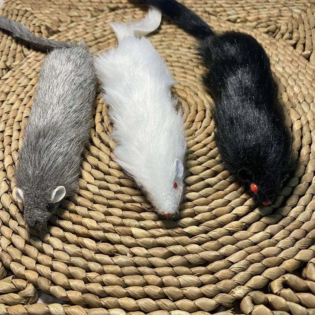 Cat Toy Large Plush Simulation Small Mouse Tease Cat Toy