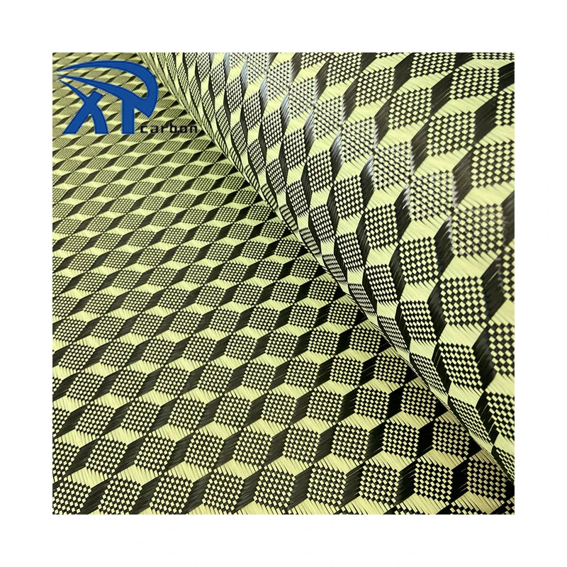 High Temperature Resistance Stereoscopic Carbon Fiber Fabric Solid Jacquard Carbon Fabric Mixed Hybrid Fabric