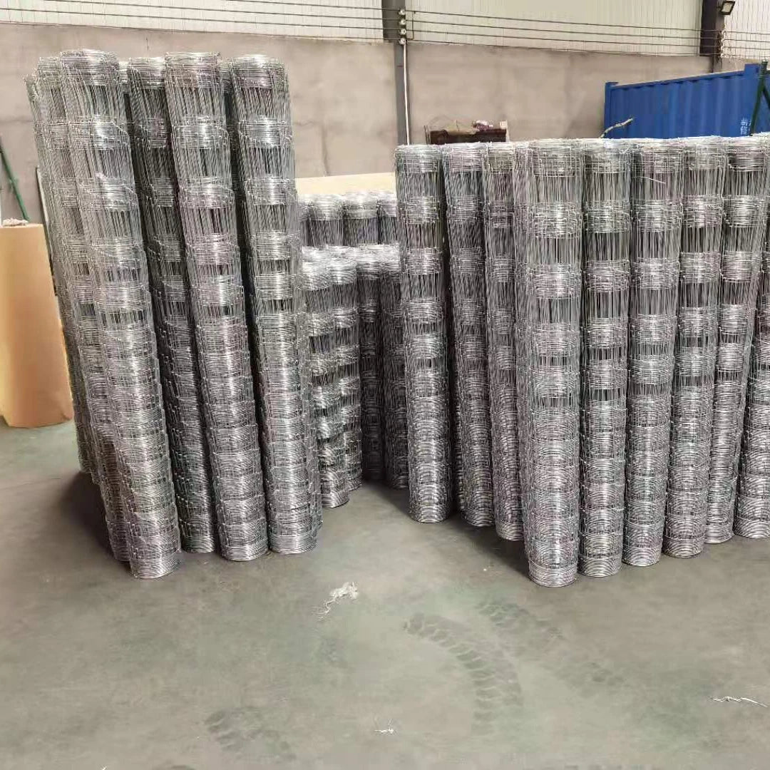 Galvanized Iron Livestock Prevent Hinge Joint Page Wire Eco-Friendly Anti-Climb Farm Field Fence