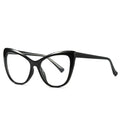 2027 Anti Blue Glasses Anti Reflection Customize Women Cat Eye Oversized Eyeglasses Frames 2025