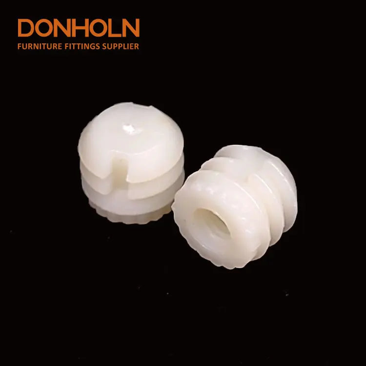 CN3100 High Quality Connecting Nylon Nut for Screw M4 Plastic Dowels Thread Insert Nut
