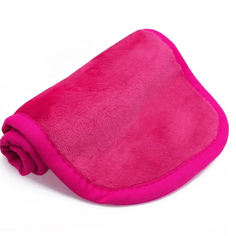 Custom Logo Private Label Reusable Facial Cleansing Makeup Remover Cloth Round & Square Cotton Pad White/Custom Color
