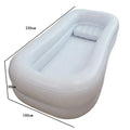 Adult Bed Bath White Medical Inflatable Bathtub