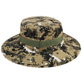 Men Uv Sun Cap Outdoor Big Brim Summer Army Green Camouflage With Windproof Rope Breathable Winter Bucket Hat Fisherman Hat
