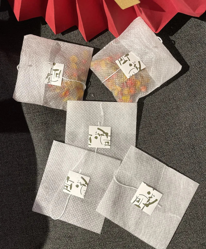 Easy Use Corn Fiber Folding Over TeaBag