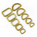 Deepeel AP338 16-38mm Handbag Accessories for Pet Dog Collar Backpack Bag Strap Connection Solid Brass D Rings