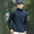 OEM Unisex Softshell Jacket Full Zip Casual Style Waterproof Outdoor Windbreaker Jacket Hooded Autumn Spring Mesh Woven Top Wear