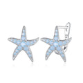 Hot Sale Cute Fashion 925 Sterling Silver Zircon Stud Earrings Animal Star Cat Bird Flower Cute S925 Earrings for Women Jewelry