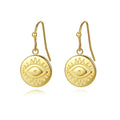 OEM Custom 3.6g Dainty Amulet Earring Tarnish Free Vacuum Plated Daily Wear Protection Jewelry