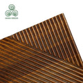 MUMU Ornament Board Modern Villa Cladding Wholesale Slat Vintage Lacquered Wood Wall Panel