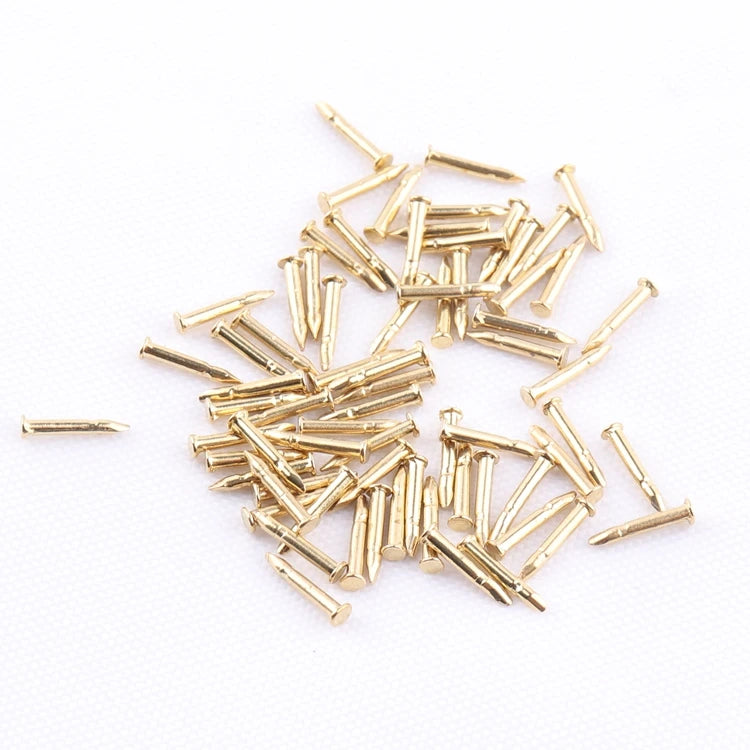 Brass 8mm Small Garment Accessories Brooch Pin Locking Back Pin for Lapel