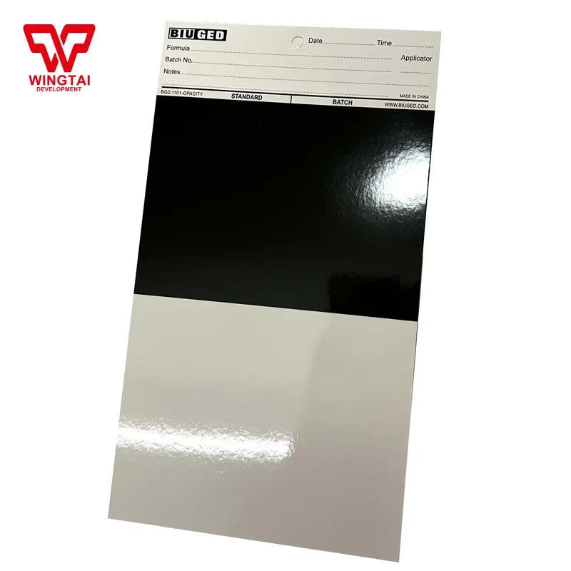 Opacity Paper Charts for Coating Industry Hiding Power Film Laminated Paper Charts