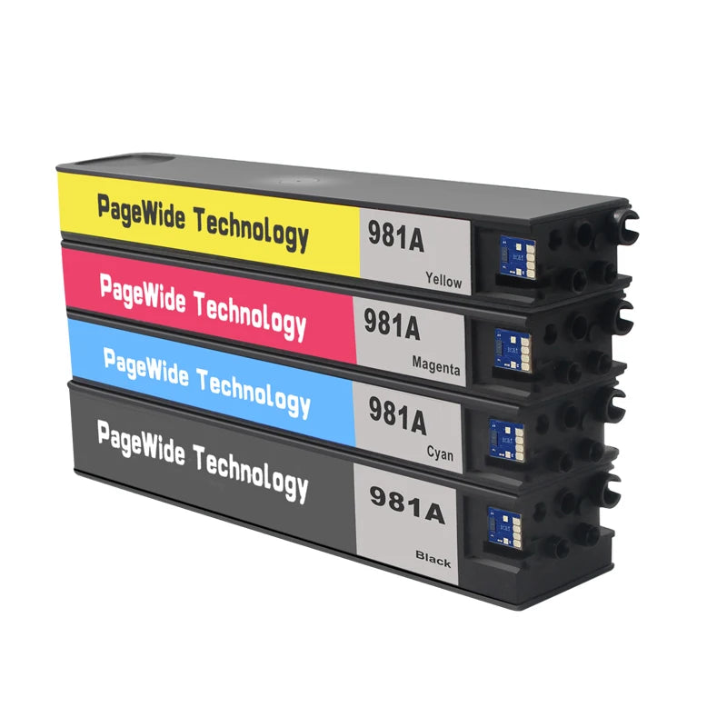 OCBESTJET for HP 981 981A Ink Cartridge Full With Ink for HP PageWide Enterprise Color 556xh/dn 586dn/f/z E58650dn